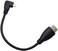 Seadream Angled Micro HDMI to HDMI Cable; 2pcs 8 inch 90 Degree Right Angle Micro HDMI Male to HDMI Male Cable Connector (2pcs Right Angled