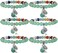 TUMBEELLUWA Beaded Bracelets Semi Precious Stone Yoga Beads Healing Crystals Tree of life Charm Chakra Bracelet Handmade Jewelry for Women,Green Aventurine(7 Chakra, 7 chakra, Green Aventurine/7