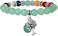 TUMBEELLUWA Beaded Bracelets Semi Precious Stone Yoga Beads Healing Crystals Tree of life Charm Chakra Bracelet Handmade Jewelry for Women,Green Aventurine(7 Chakra, 7 chakra, Green Aventurine/7