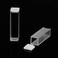 StonyLab Quartz Cuvette, Spectrophotometer Cuvettes 10 mm Path Length, 45 mm Height, 3.5 mL Capacity 2 Pack Quartz Cuvette-2 Pack 2