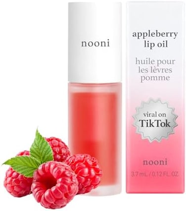 NOONI Lip Mask (Apple Oil0.12 Ounces, Appleberry Oil, Healing Ointment, Treatment, Care, Essential Oils, Therapy, Natural Moisturizing Gloss, Soothing Water