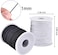 Zealor (White and Black- 2 Roll 1 mm Elastic String Cord Elastic Thread Beading String Cord for Jewellery Making Bracelets Beading 100 Metres/Roll (White and Black
