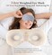 TOPOINT Heated Eye Mask Moist Heat Eye Compress(2-PacksMicrowave Heated Eye Mask with Flaxseed Cassia Seed for Dry EyesSPA Warm Eye Mask Relief Eye Fatigue Hot Sleeping Mask