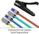 أداة LINKUP Easy Press Jack لتوصيل كابلات Cat8 / Cat6A RJ45 في شبكة إيثرنت LAN، موصلات Cat8 Keystone Jack (KS-TLC8S-XX)