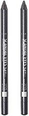 Rimmel Scandaleyes Waterproof Kohl Kajal Eyeliner, Sparkling Black, 0.04 Fl Oz, Pack of 2