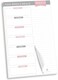 bloom daily planners GreyPink Weekly Meal Planning Pad - Magnetic Hanging Refrigerator Menu Planner with Tear-Off SheetsPerforated Grocery Shopping Lists - 6&rdquo; x 9&rdquo; - Neutral