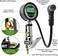 CycloSpirit Digital Bicycle Tire Inflator Gauge with Auto-Select Valve Type - Presta and Schrader Air Compressor Tool
