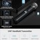 نظام ميكروفون لاسلكي Phenyx Pro UHF، ميكروفون محمول باليد/على الجسم/على الياقة/سماعة رأس، متعدد القنوات، أداء احترافي بعيد المدى، مثالي للعروض التقديمية، وأنظمة الصوت العامة، والكنائس (PTU-71-جديد)
