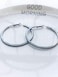 Silver Plated Women Hoop Earrings Bridal Wedding Black White Pink Crystal Rhinestone Earrings