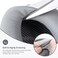 وسادات أذن بديلة من Aurivor لسماعات Bose Quiet-Comfort QC 35 (ii25 15 2)، ووسادة محسّنة لسماعات QC35 (iiQC25 QC15 QC2 SoundTrue/SoundLink AE2/AE2i/AE2w ذات التصميم المحيط بالأذن (فضية)