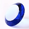 Yarrkc Blue Crystal Glass Diamond Shaped Decoration 80mm Jewel Paperweight