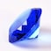 Yarrkc Blue Crystal Glass Diamond Shaped Decoration 80mm Jewel Paperweight