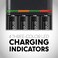 Eneloop Panasonic BQ-CC55KSBHA Advanced pro Rechargeable Battery 4 Hour Quick Charger with 4 LED Charge Indicator Lights, Black