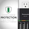 Eneloop Panasonic BQ-CC55KSBHA Advanced pro Rechargeable Battery 4 Hour Quick Charger with 4 LED Charge Indicator Lights, Black
