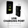Eneloop Panasonic K-KJ75K3A4BA Advanced Battery Charger with USB Charging Port and 4AAA pro High Capacity Rechargeable Batteries