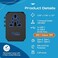 Ceptics International Power Adapter, World Travel Usb-C Qc 3.0 With Pd Plug Adaptor Kit - 3 Usb Ports Wall Charger Type I C G A Outlets 110V 220V A/C - 5V D/C - Eu Euro Us Uk - All In One, UP-10KU