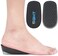 SQHT Men and Women Height Increase Insoles Gel Shoe Heel Lift InsertsPads, Achilles Tendon Cushion Cups Large (1.4in Height