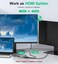 موزع HDMI من GANA بدقة 4K - موزع HDMI ثنائي الاتجاه مصنوع من الألومنيوم، موزع HDMI ثنائي المدخلات ومخرج واحد، يدعم دقة 4K عالية الوضوح بمعدل 60 هرتز لأجهزة تشغيل Blu-ray و Fire Stick و Xbox (شاشة واحد