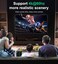 موزع HDMI من GANA بدقة 4K - موزع HDMI ثنائي الاتجاه مصنوع من الألومنيوم، موزع HDMI ثنائي المدخلات ومخرج واحد، يدعم دقة 4K عالية الوضوح بمعدل 60 هرتز لأجهزة تشغيل Blu-ray و Fire Stick و Xbox (شاشة واحد