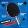 JOOLA Infinity Edge - Tournament Performance Ping Pong Paddle w/Pro Carbon Technology - Black Rubber on Both Sides - Competition Ready - Table Tennis Racket for Advanced Training - Designed for Speed