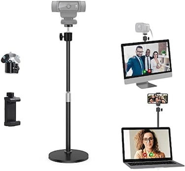 حامل كاميرا ويب قابل للتعديل من AceTaken، حامل كاميرا ويب علوي لكاميرات Logitech C920 C922x C930e C922 C930 C615 C925، وBrio 4K -