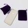 HRX Package Small Velvet Jewelry Bags with Drawstring, 20pcs Velvet Cloth Gift Pouches Purple (2.8 X 3.6 inches