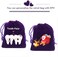 HRX Package Small Velvet Jewelry Bags with Drawstring, 20pcs Velvet Cloth Gift Pouches Purple (2.8 X 3.6 inches