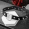 MILAKOO Punk Style Love Heart PU Leather Collar Choker Necklace with Rivets Spiked Accent
