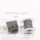 Tiparts 10m Stainless Steel Flat Cross Chains Link Spool Bulk with 20 Lobster Clasps and 50 Jump Rings for Pendant Necklace Jewellery DIY Making (Chain Width 1.5mm20pcs Clasps50 Rings, Silver