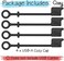 Cozy [4-Pack] USB Caps/Covers for USB A Cables with Dust Protection, Protects During Travel, Portable, Designed (USB A Black
