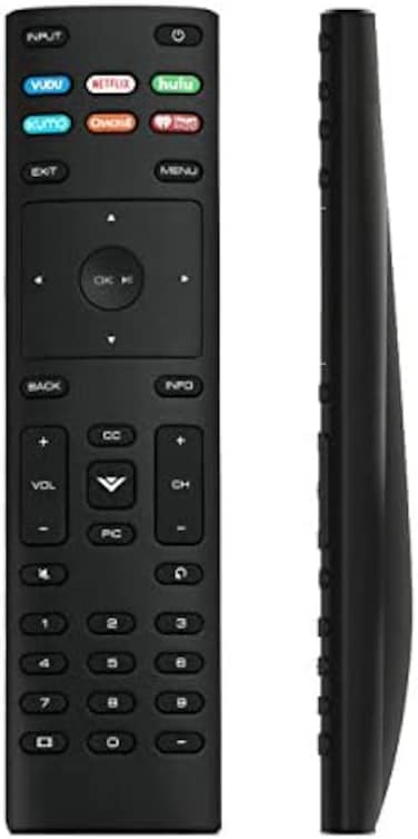 جهاز التحكم عن بعد AULCMEET XRT136 مناسب لتلفزيون VIZIO SmartCast D32f-F1 D43f-F1 D43f-F1 D50f-F1 E43-E50 E2-E1 E50x-E1 E55-E1 E55-E2 E60-E3 E65-E0 E65-E1 E65-E3 E70-E3 E75-E1 E75-E3 E80-E3 M50-E1 M55