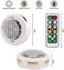 LEASTYLE Wireless LED Puck Lights with Remote Control 6 pack, LED Under Cabinet Lighting,Puck Lights Battery Operated, Closet light, Under Counter Lighting, Stick On Lights