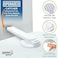 Wappa Baby Toilet Lock - Ideal Proof Toilet Lid Lock with Arm - No Tools Needed Easy Installation with 3M Adhesive - Top Safety Toilet Seat Lock - Fits Most Toilets - White (2 Pack, White