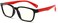 FOURCHEN Anti Blue Light Glasses for Kids Computer Glasses,UV Protection Anti Glare Eyeglasses Computer Glasses Video Gaming Glasses for Children (Black-red