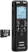 Aiworth 16GB Digital Voice Activated Recorder for Lectures - 1160 Hours Sound Audio Recording Device With Playback, MP3 Player, Password, Variable Speed