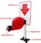 KOQICALL Take A Number System Ticket Dispenser with Counter Stand and 1 Roll Paper 2 Digits 2000 Tickets for Queue Call System
