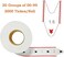 KOQICALL Take A Number System Ticket Dispenser with Counter Stand and 1 Roll Paper 2 Digits 2000 Tickets for Queue Call System