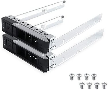 HY HUYUN 3.5" inch X7K8W 0X7K8W SAS SATA Hard Drive HDD Tray Caddy Compatible with Dell 14th Gen 14 G14 R640 R740 R740xd R840 R940 R440 R540 PowerEdge Server (2PCS 3.5" HDD Tray