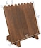Mooca Wooden Plank Necklace Jewelry Display Stand for 8 Necklaces, Holder, Wood Stand, Storage Brown Color