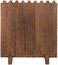 Mooca Wooden Plank Necklace Jewelry Display Stand for 8 Necklaces, Holder, Wood Stand, Storage Brown Color