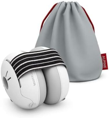 Alpine Muffy Baby Ear Defenders - Noise cancelling ear muffs for babies and toddlers from 12 to 36 months - Prevent hearing damage - Improve sleep on the move - Comfortable fit