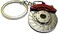 GT//Rotors Five Piece Auto Parts Keychains - Turbo, Six Speed Manual Gearbox Stick Shift, Wheel, Red Brake Rotor, Mini Wrench