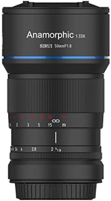 SIRUI 50mm F1.8 1.33X Anamorphic Lens for E Mount APS-C