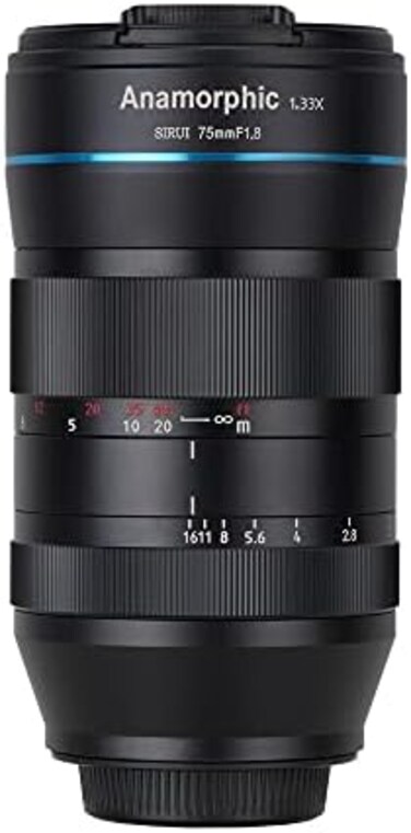 SIRUI 75mm Anamorphic Lens F1.8 1.33X APS-C (MFT Mount