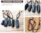 Comidox 2Pcs Natural Black Tourmaline Stone Pillar Pendant Necklace Tourmaline Amulet Natural Free Form Crystal Healing Pendant, Stone, Tourmaline