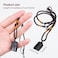 Comidox 2Pcs Natural Black Tourmaline Stone Pillar Pendant Necklace Tourmaline Amulet Natural Free Form Crystal Healing Pendant, Stone, Tourmaline