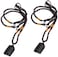 Comidox 2Pcs Natural Black Tourmaline Stone Pillar Pendant Necklace Tourmaline Amulet Natural Free Form Crystal Healing Pendant, Stone, Tourmaline