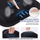 Gimars Large Smooth Superfine Fibre Memory Foam Ergonomic Mouse Pad Wrist Rest Support - Mousepad with Nonslip Base for Laptop, Computer, GamingOffice - Comfortable for Easy TypingPain Relief