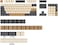 Guffercty kred Gtsp Xda Profile Keycaps 125 Retro Pbt Key Cap Cover Set
