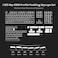 Womier Pudding Keycaps, PBT Keycaps 165 Keys Set, Custom Keycap Set, Shine Through OEM Profile, Universal Compatibility for 100%, 75%, 65%, 60% Mechanical Keyboards - Black